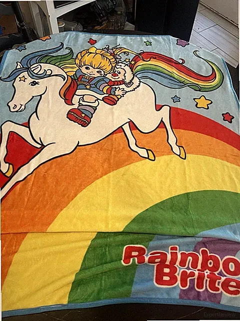 Rainbow Brite Blanket - so soft 45 x 60