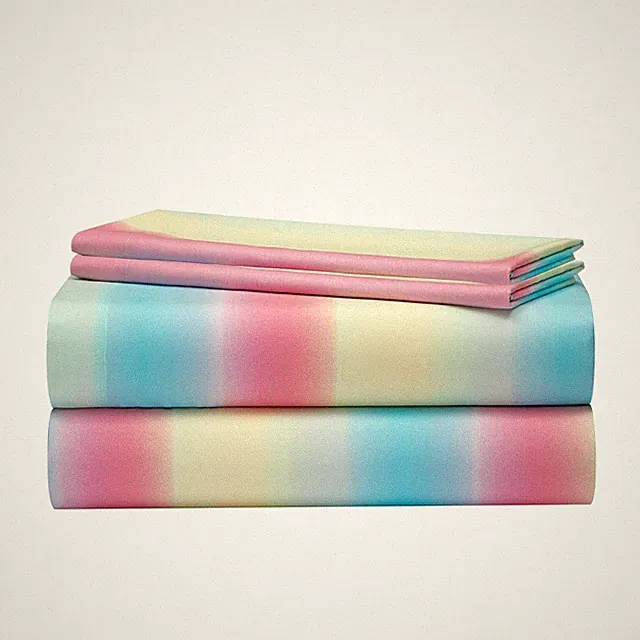 Rainbow Ombre Full 4-Piece Sheet Set